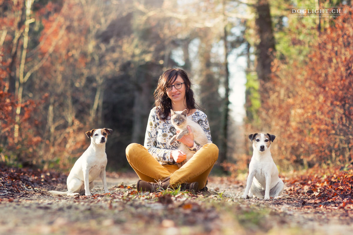 Photographe famille chat et chien